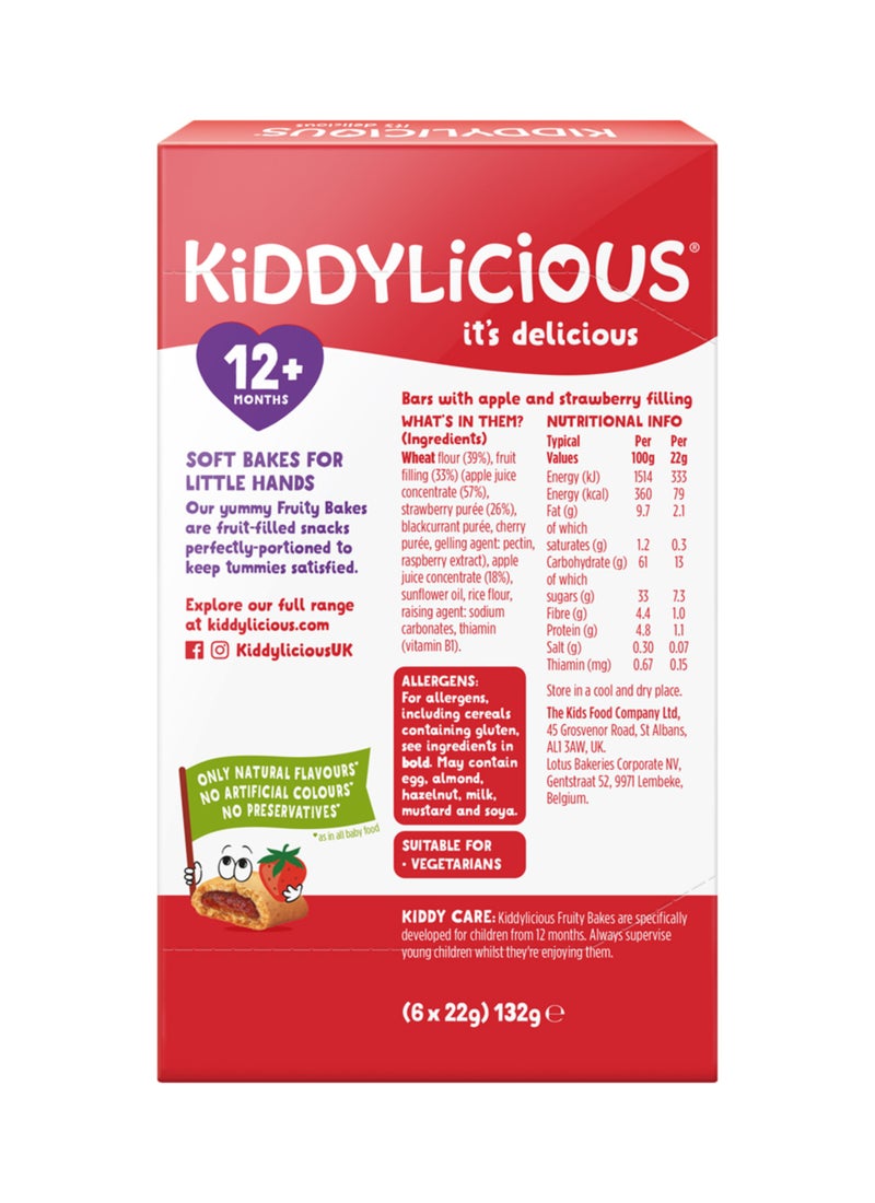 Kiddylicious Delicious Strawberry Fruity Baked Snack For Kids - Image 2
